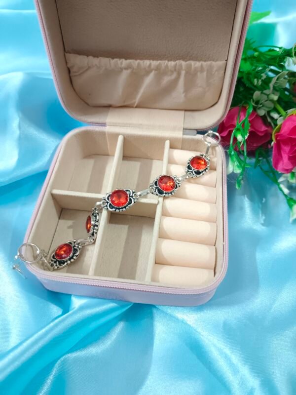 German Silver Bracelets - Red Colour - Image 6