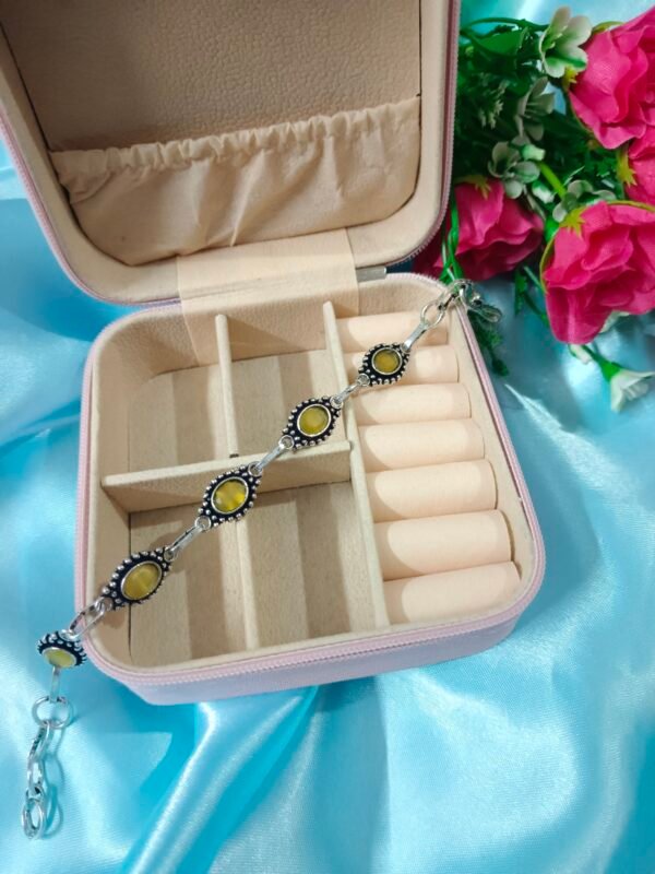 German Silver Bracelets - Yellow - Image 3