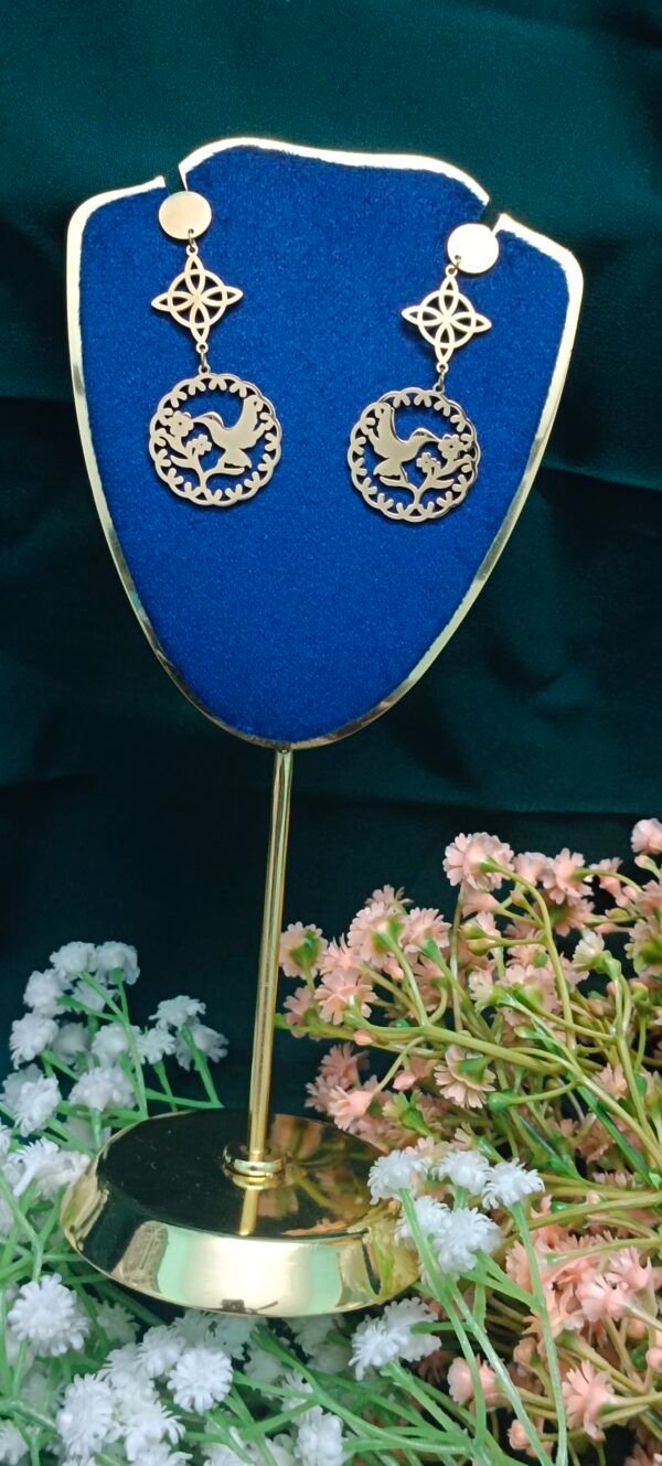 Royal 'N' Reesh 18K Gold Plated Stainless Steel Earrings Anti-Tarnish Waterproof Sweat proof Hypoallergenic