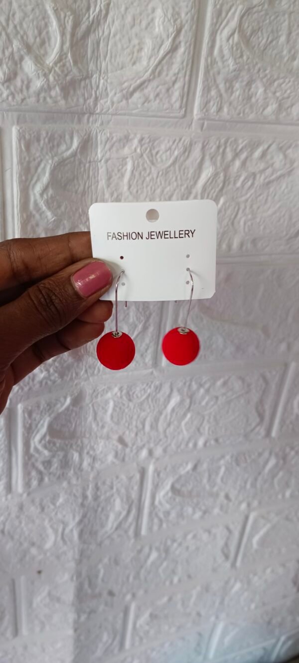 Velvet Cherry Hanging Earrings