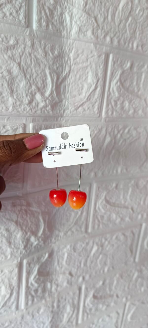 Cherry Earrings - Double Shade