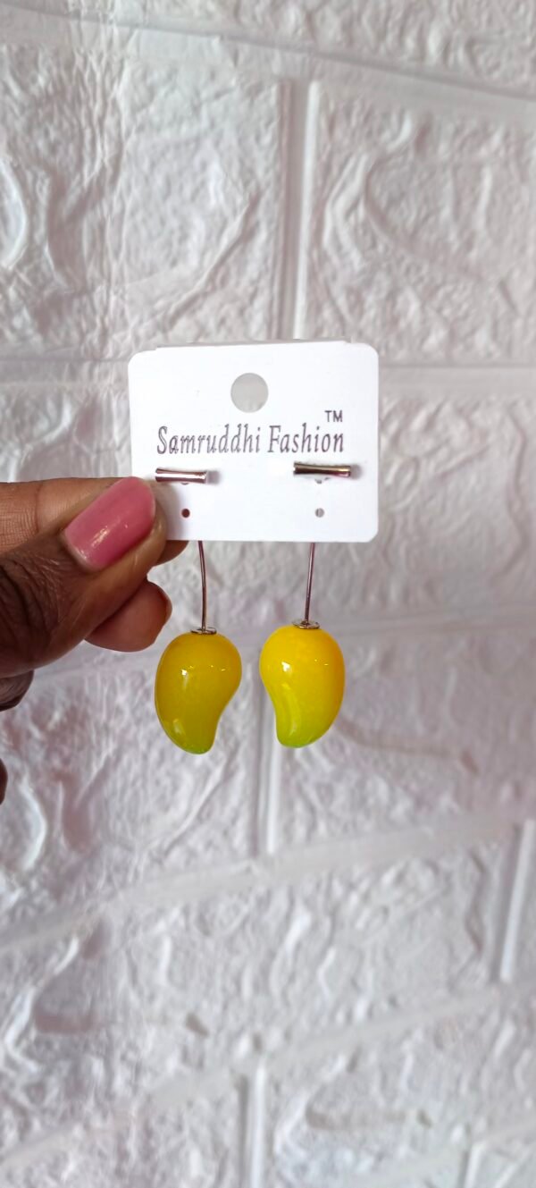 Korean Mango Drops Earrings