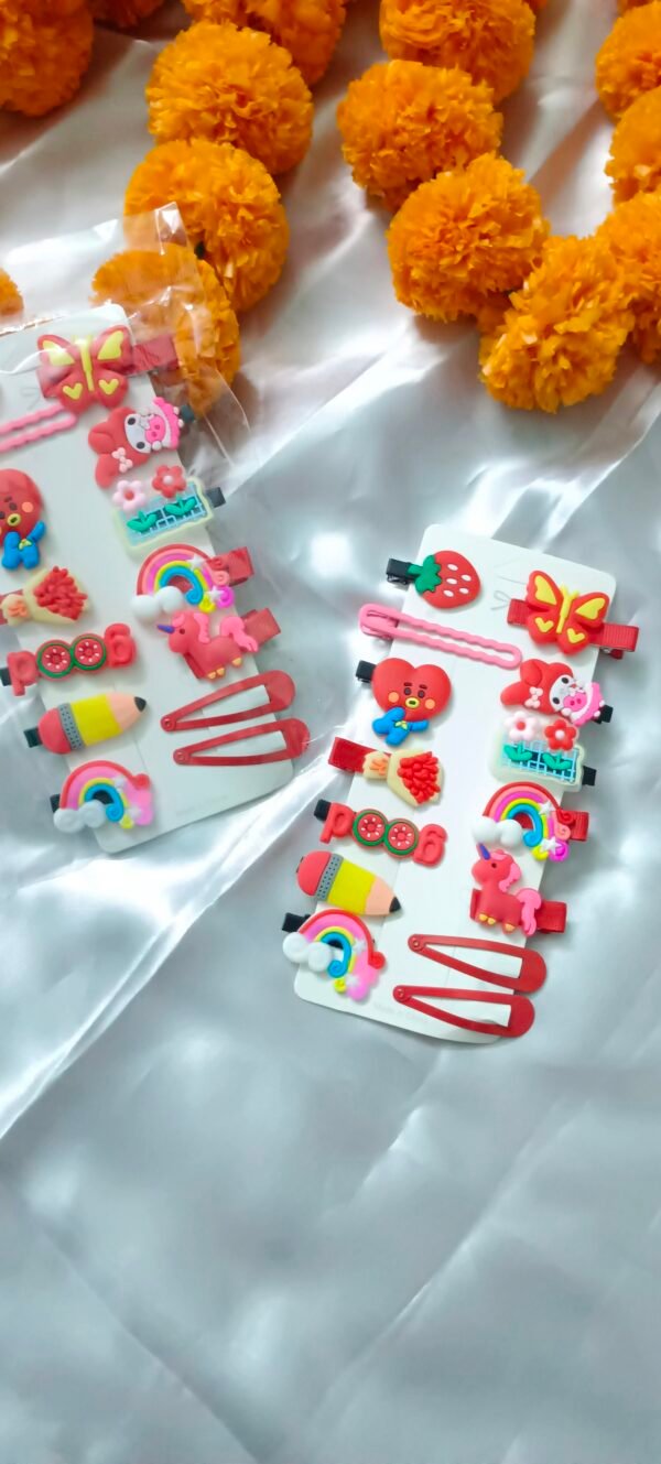 Kids Korean Hair Clips Card - Image 2