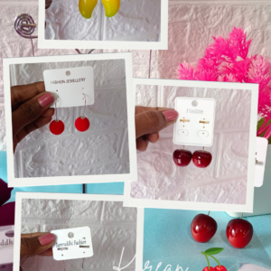 Korean 🍒 Cherry Earrings