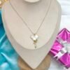 Royal 'N' Reesh 18K Gold-Plated Anti Tarnish Gold Plated Stainless Steel Melting Heart Lava Design Pendant Necklace Chain, Neckpiece Jewellery, Gifts for Women and Girls - Image 4