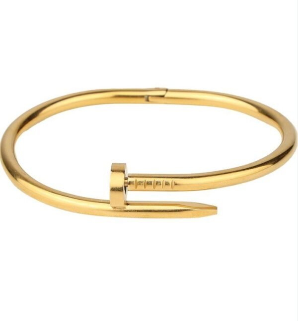 Royal 'N' Reesh Women's 18k Gold plated Trendy Closure Handcuff Bangle Kada Bracelet 1 - Regular Size - Image 3