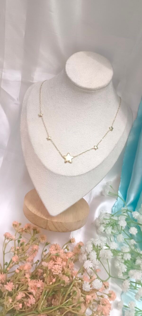 Royal 'N' Reesh 18K Gold Plated Stainless Steel Star Necklace - Anti Tarnish - Image 6