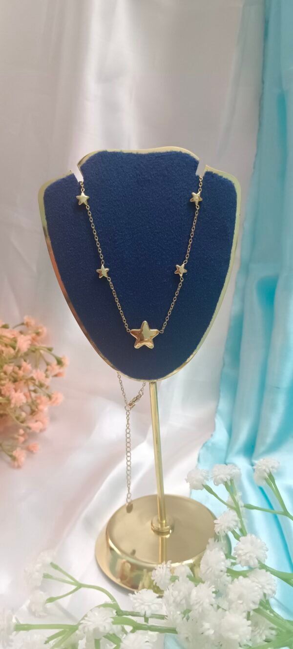 Royal 'N' Reesh 18K Gold Plated Stainless Steel Star Necklace - Anti Tarnish - Image 2