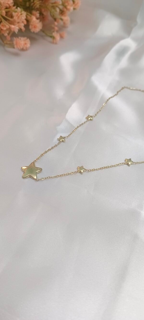 Royal 'N' Reesh 18K Gold Plated Stainless Steel Star Necklace - Anti Tarnish - Image 7