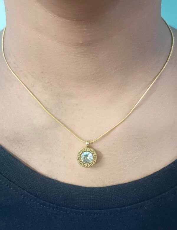 Royal 'N' Reesh 18K Gold Plated Stainless Steel Rhinestone Necklace - Anti Tarnish - Image 6