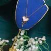 Royal 'N' Reesh 18K Gold-Plated Anti Tarnish Gold Plated Stainless Steel Melting Heart Lava Design Pendant Necklace Chain, Neckpiece Jewellery, Gifts for Women and Girls - Image 2
