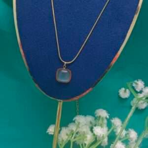 Royal 'N' Reesh 18K Gold Plated Gold Pendant Chain for Girls Women| Anti Tarnish Stylish Chain for Every Occasion |Gold Plated Stainless Steel Chain