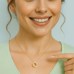 18K Gold Plated Neck Chains Anti Tarnish