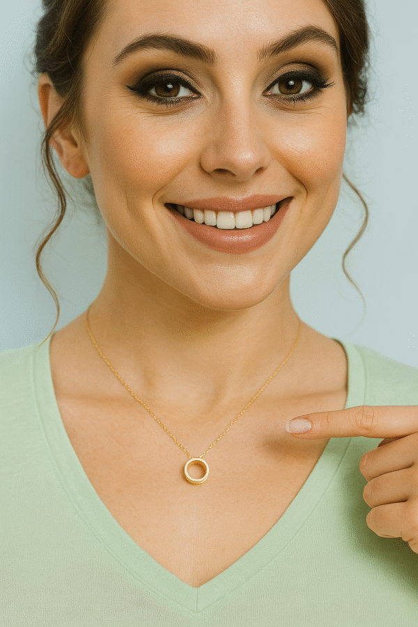 18K Gold Plated Neck Chains Anti Tarnish