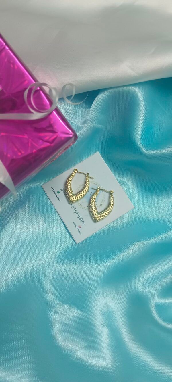 18K Gold Plated Anti-Tarnish Hoops - Image 4
