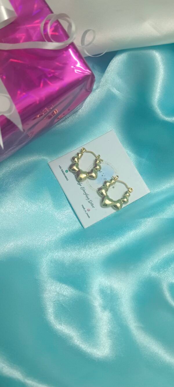 18K Gold Plated Anti-Tarnish Hoops - Image 4