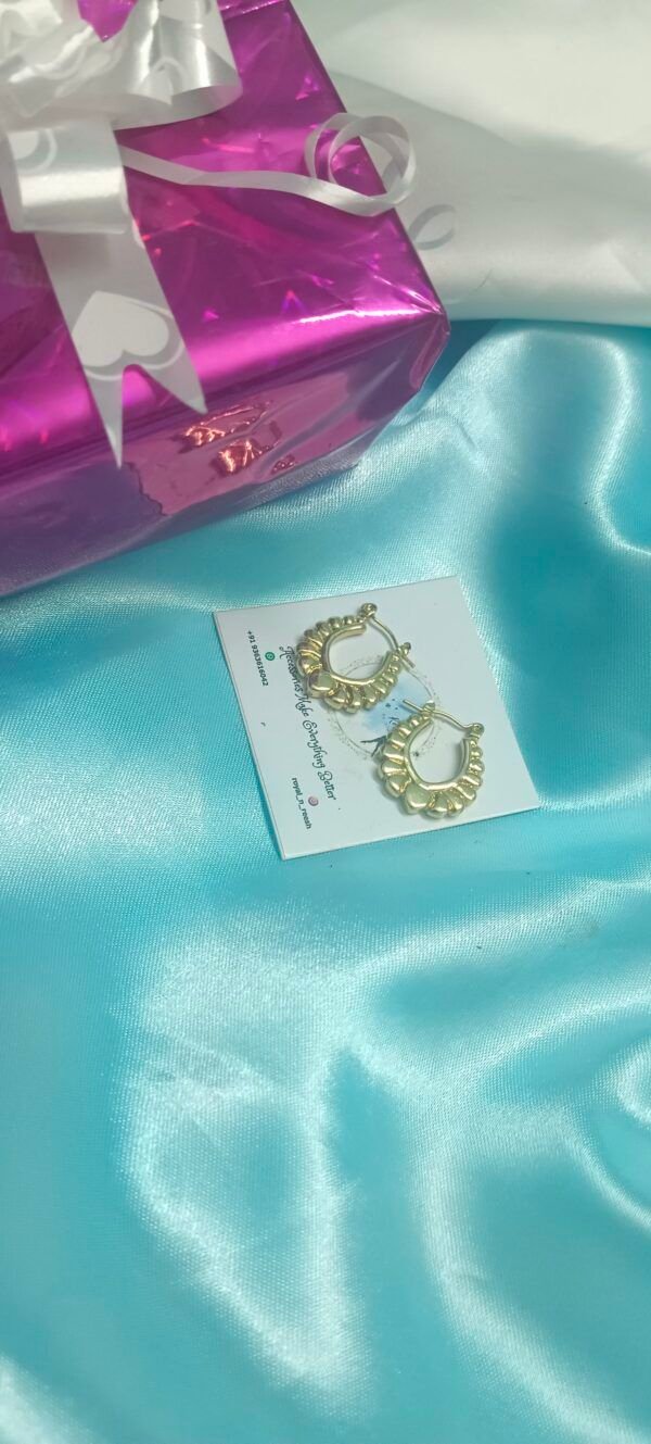 18K Gold Plated Anti-Tarnish Hoops - Image 5