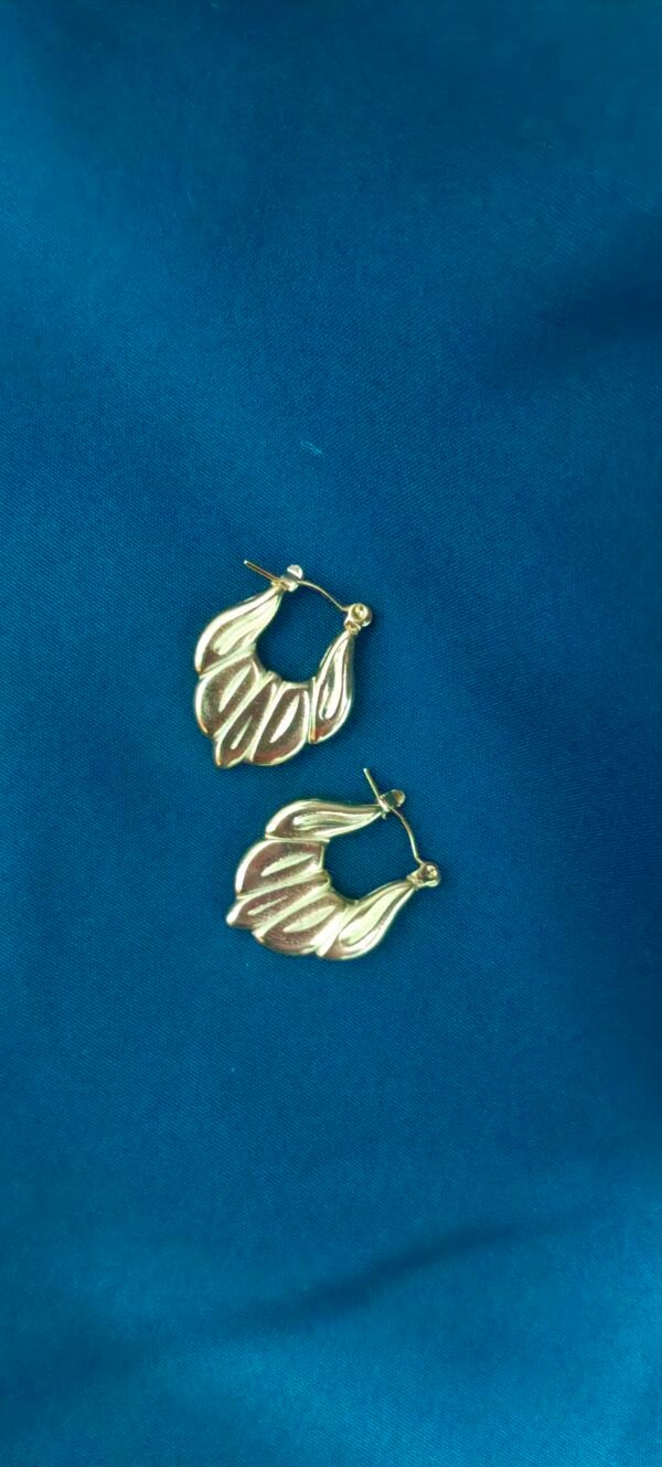 18K Gold Plated Anti-Tarnish Hoops - Image 7
