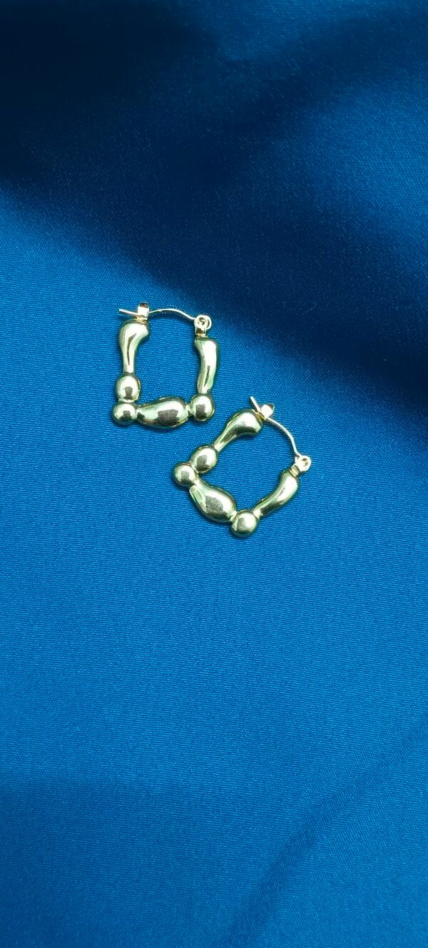 18K Gold Plated Hoops - Image 5