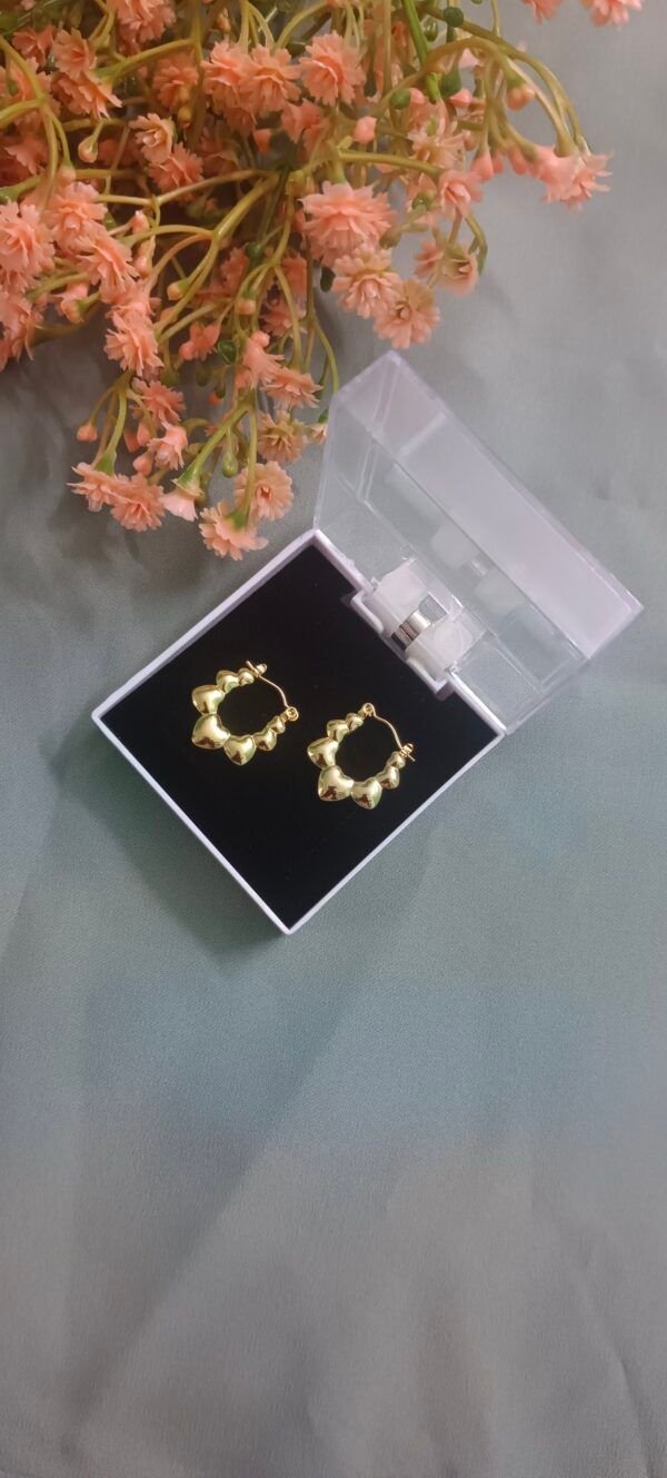 18K Gold Plated Anti-Tarnish Hoops - Image 3