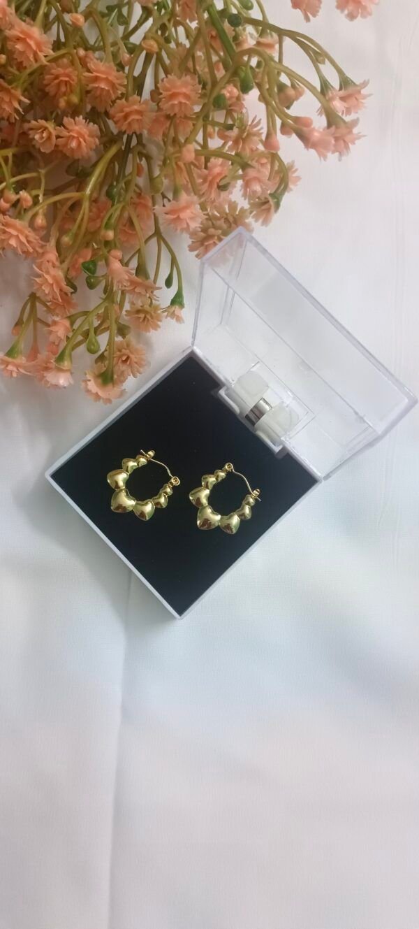18K Gold Plated Anti-Tarnish Hoops - Image 2