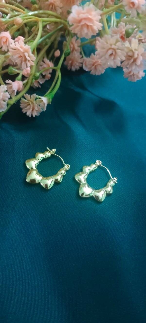 18K Gold Plated Anti-Tarnish Hoops - Image 7