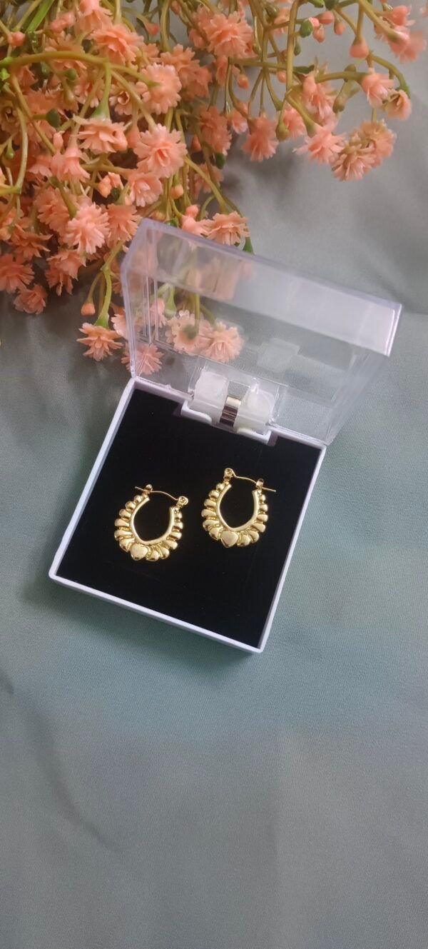 18K Gold Plated Anti-Tarnish Hoops - Image 3