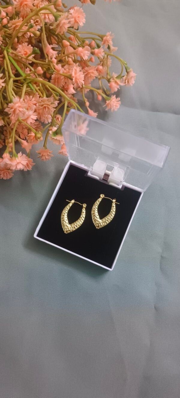 18K Gold Plated Anti-Tarnish Hoops - Image 3