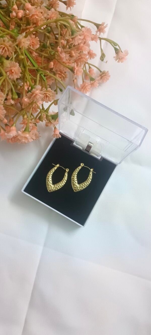 18K Gold Plated Anti-Tarnish Hoops - Image 2