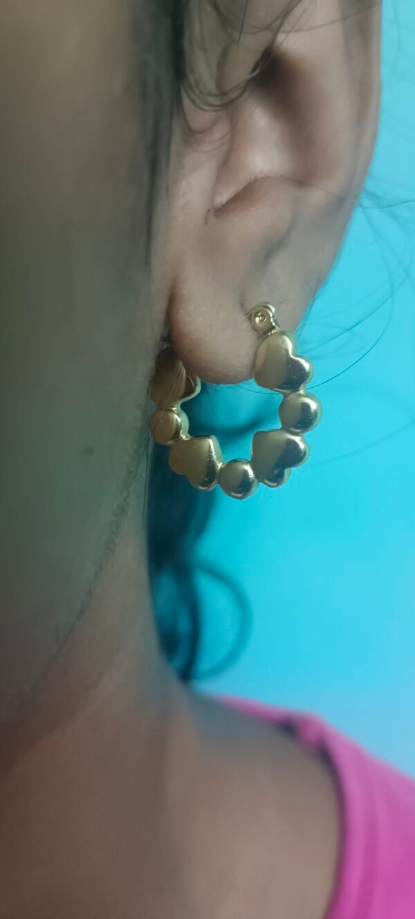 18K Gold Plated Hoop - Image 4