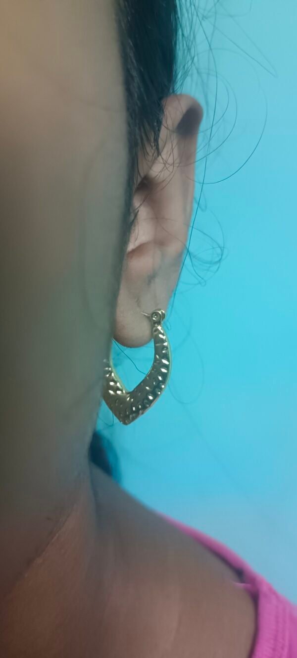 18K Gold Plated Anti-Tarnish Hoops - Image 5