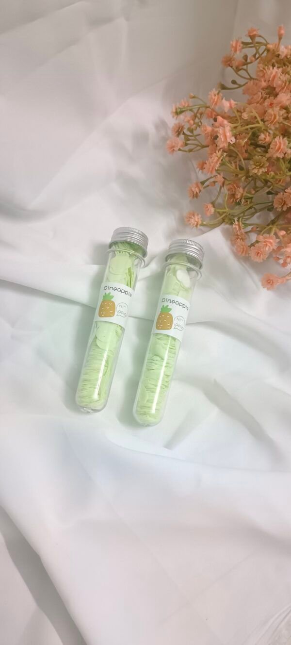 Tube Shape Bottle Paper Soap For Travel - Green - Image 2