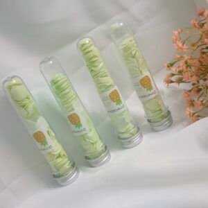 Tube Shape Bottle Paper Soap For Travel - Green