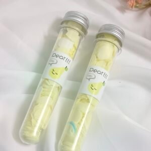 Tube Shape Bottle Paper Soap For Travel - Yellow
