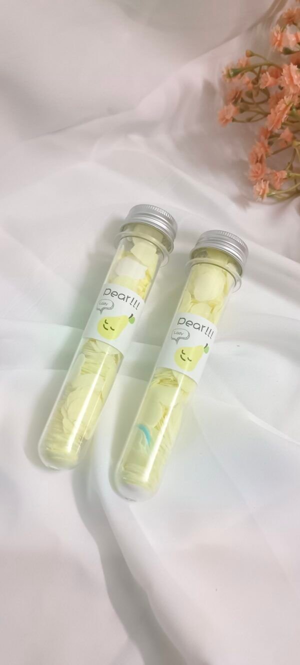 Tube Shape Bottle Paper Soap For Travel - Yellow