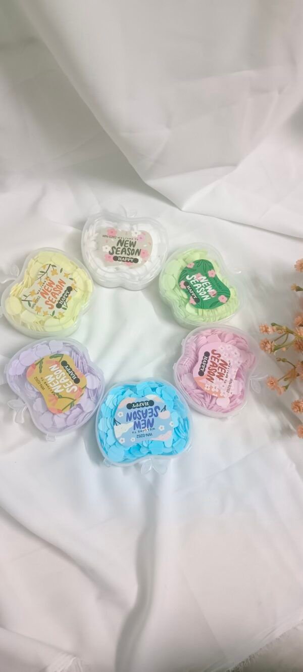 Apple Shape Paper Soap Travel Friendly - White - Image 4