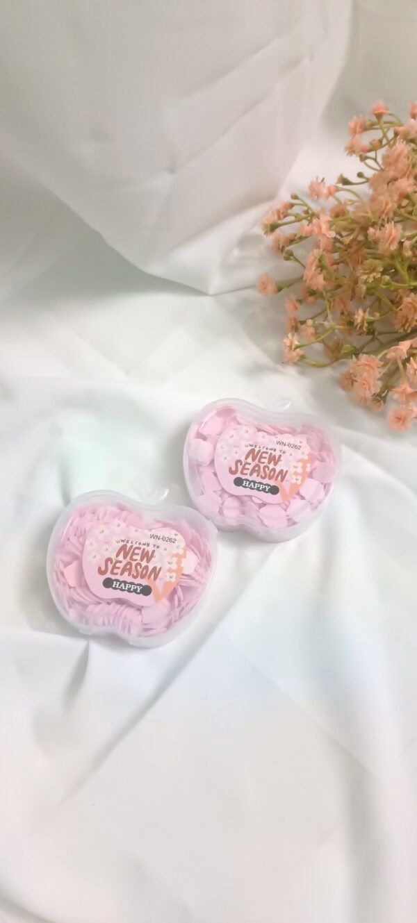 Apple Shape Paper Soap Travel Friendly - Rose