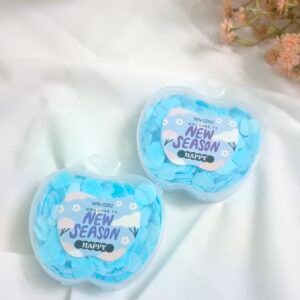 Apple Shape Paper Soap for Travel - Blue
