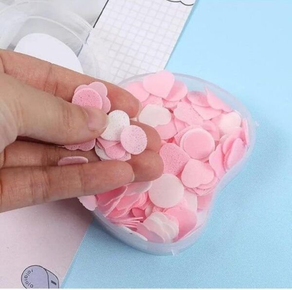 Apple Shape Paper Soap Travel Friendly - Rose - Image 2