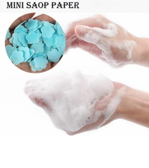 Apple Shape Paper Hand Soap for Travel - Lavender - Image 3