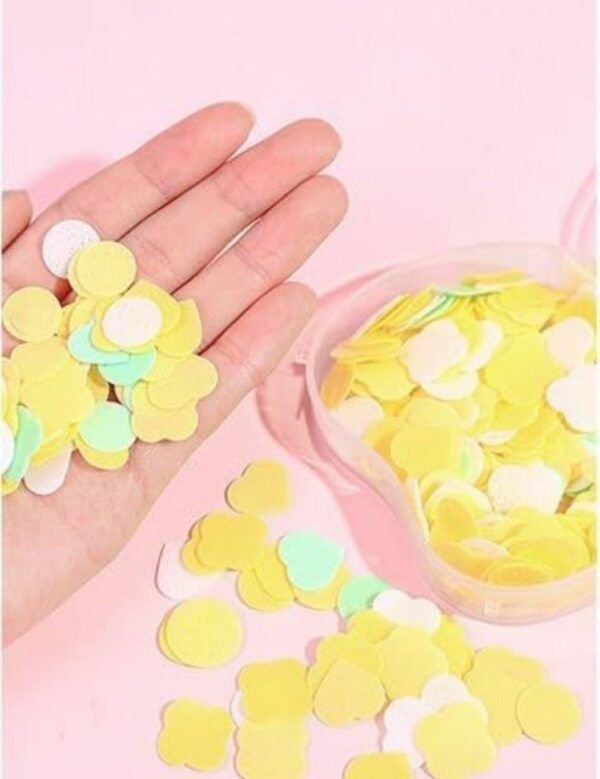 Apple Shape Paper Soap Hand wash Travel  - Yellow - Image 3