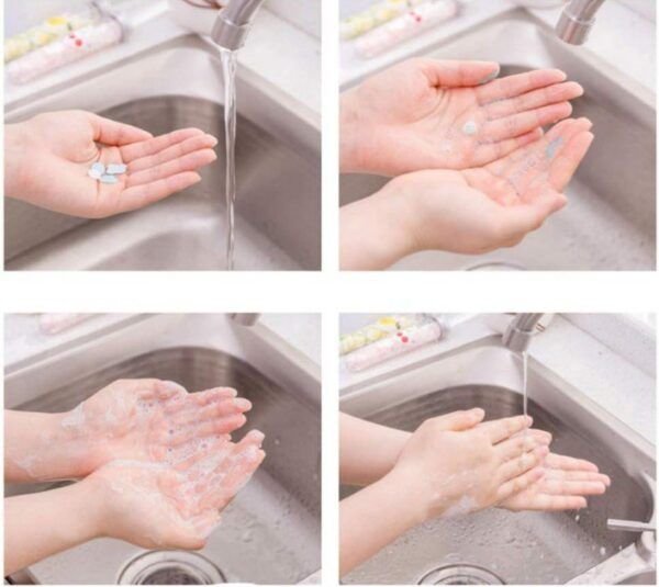 Apple Shape Paper Hand Soap for Travel - Lavender - Image 2