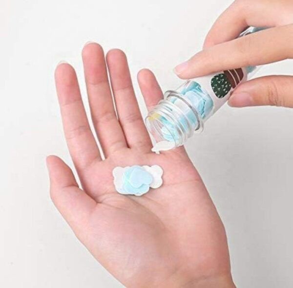 Tube Shape Bottle Paper Soap For Travel - Lavender - Image 3