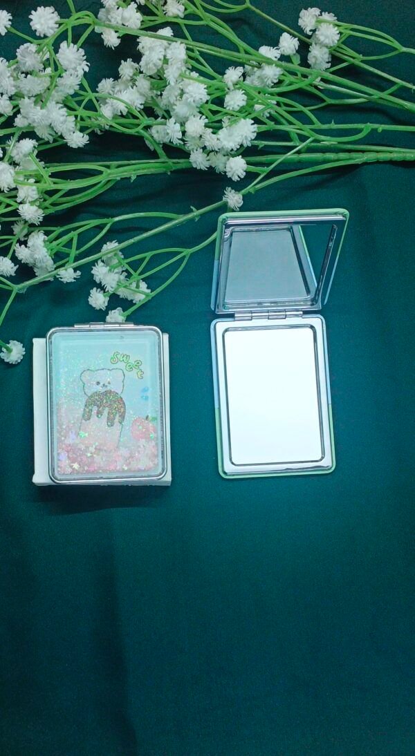 Royal 'N' Reesh Portable Mirror for Women, Men and Girls, Mini Mirror, Travel Makeup Mirrors, Double-Sided Mirror with Distortion Free - Image 2