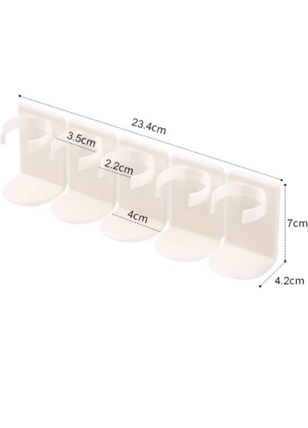 Self Adhesive 5 Grid Cosmetic Organiser - Pack Of 1 - Image 3
