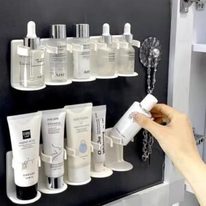 Self Adhesive Toothbrush Holder Wall Mounted, Hanging Organizer
