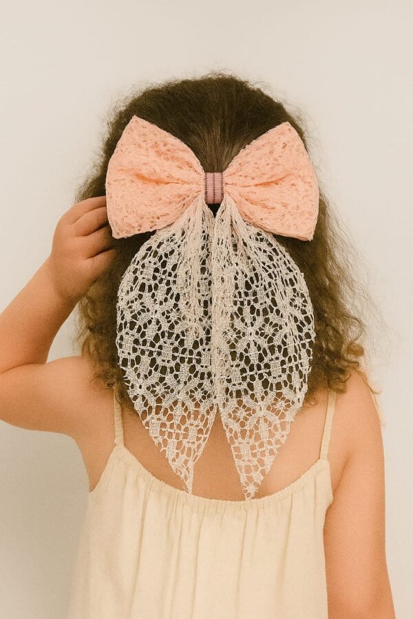 Hair Bow Clips - Net Fabric