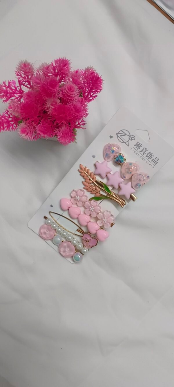 Korean Hair Pins - 8 Piece Set - Image 2