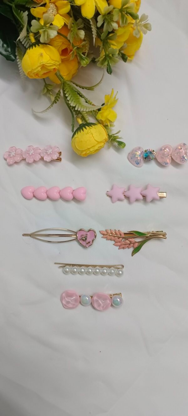 Korean Hair Pins - 8 Piece Set - Image 3
