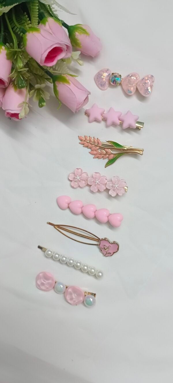 Korean Hair Pins - 8 Piece Set - Image 4